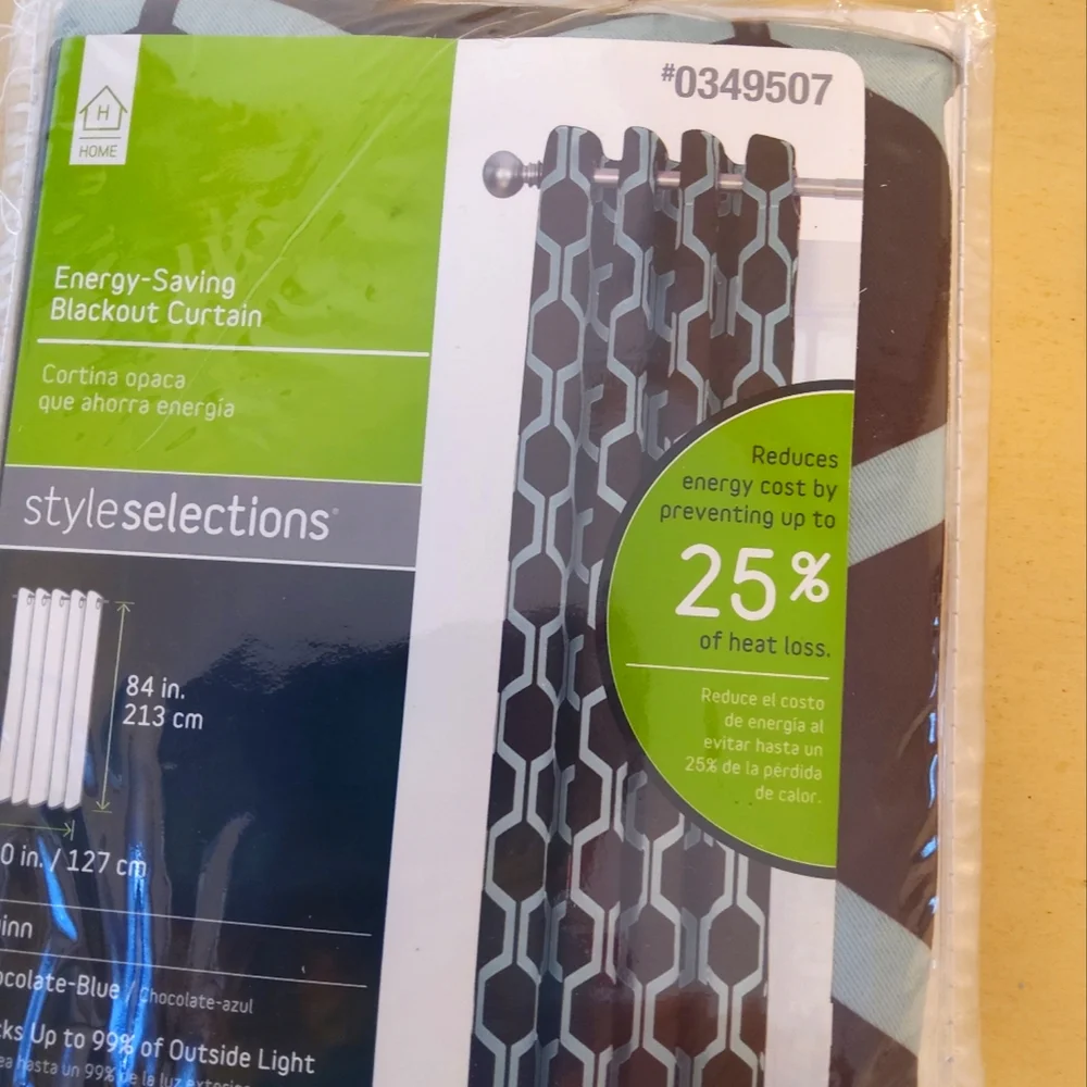 Curtains Panels Style Selections Blackout Set Of Two